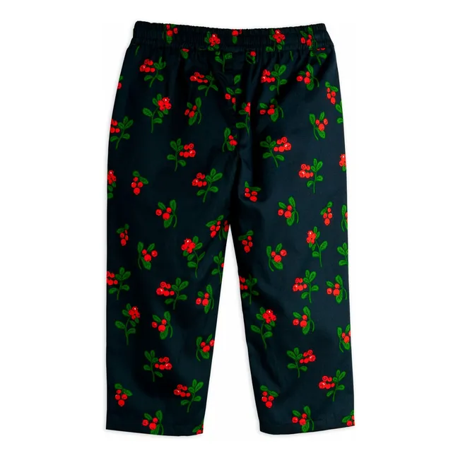 Pantalon Lingonberries Coton Bio | Noir