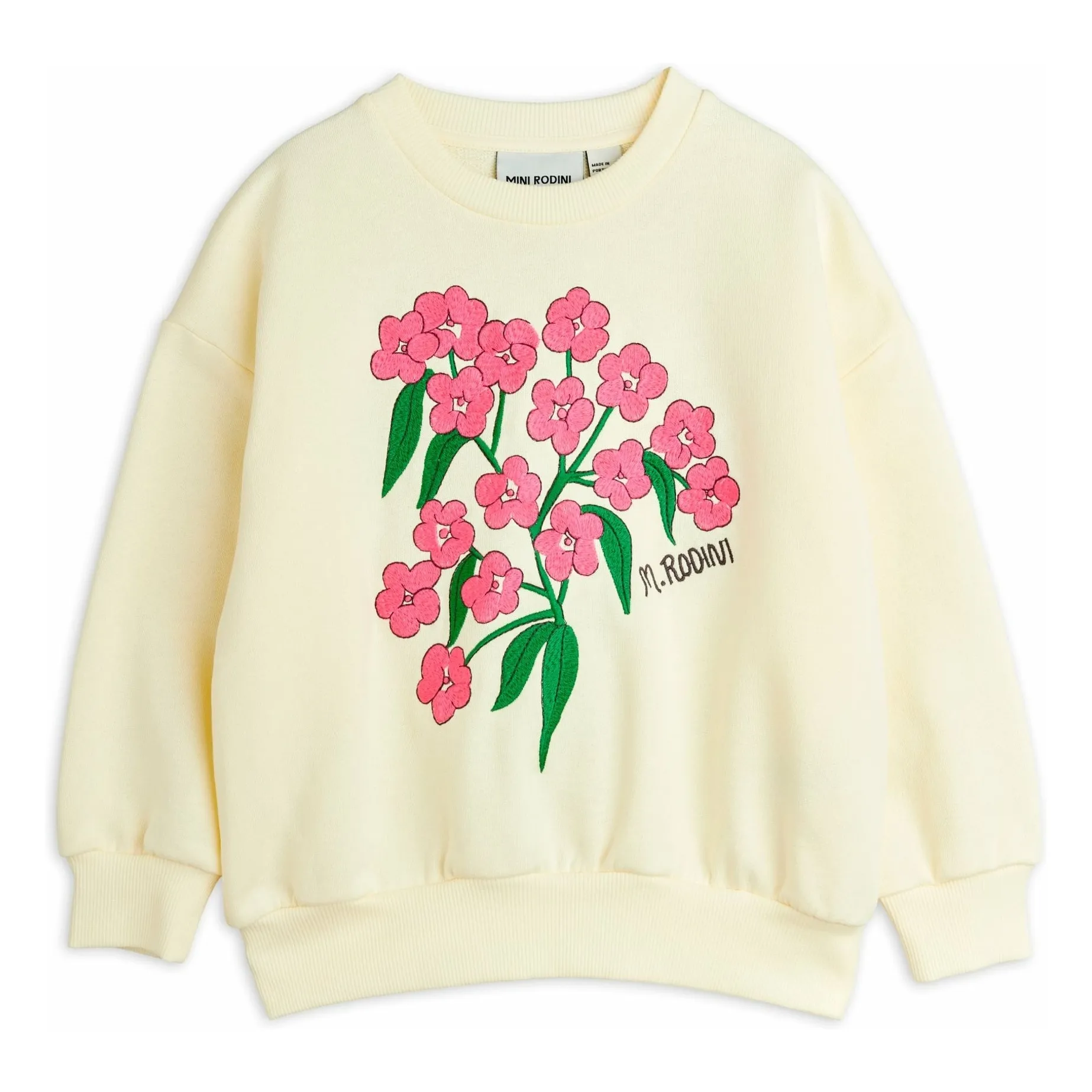 Mini Rodini Ecru Alpine Organic Cotton Sweatshirt