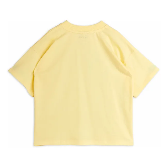 T-shirt Panda Coton Bio | Jaune