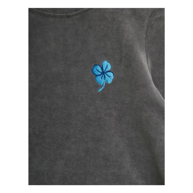 T-shirt Clover Velours | Gris