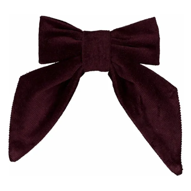 Barrette Carlotta Velours | Prune