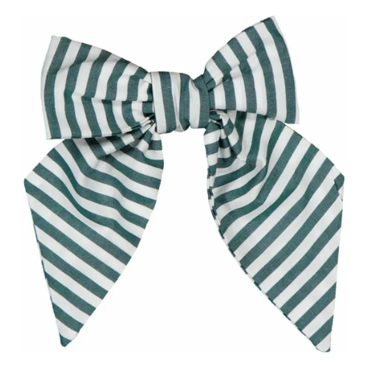 Barrette Carlotta Rayures | Vert- Image produit n°0