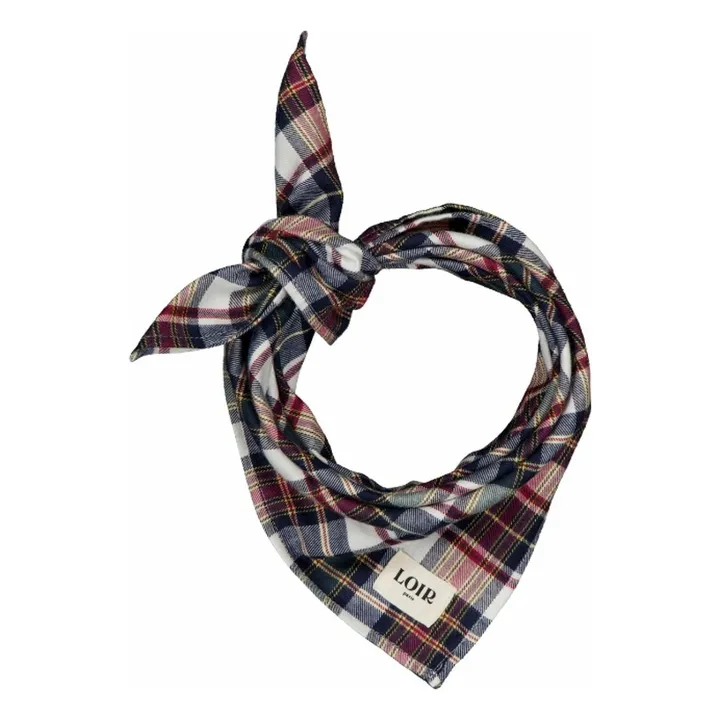 Foulard Alfred Carreaux | Rouge- Image produit n°0