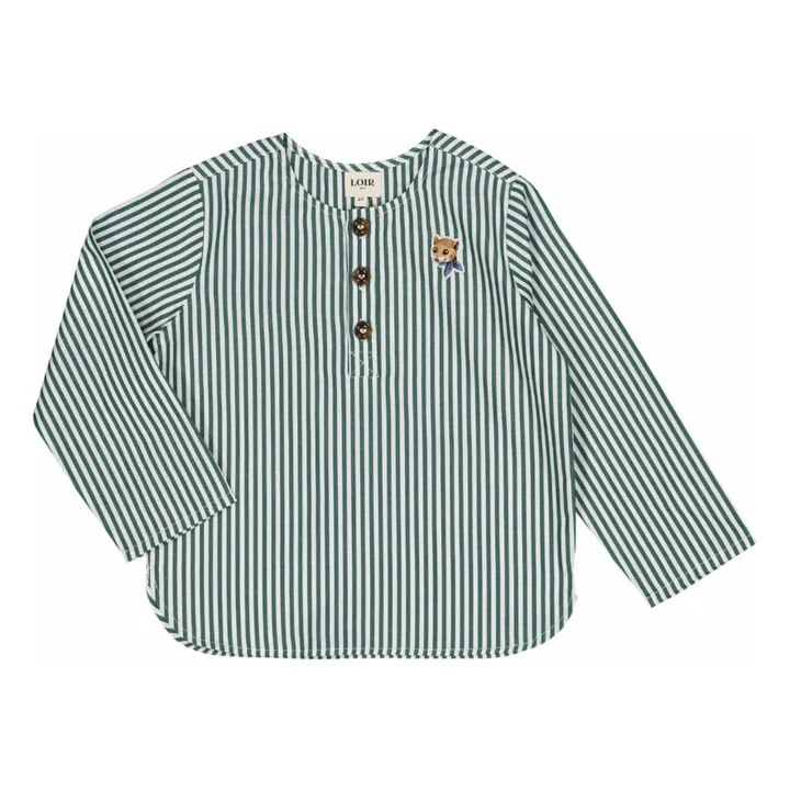 Kurta Rayures | Vert- Image produit n°0