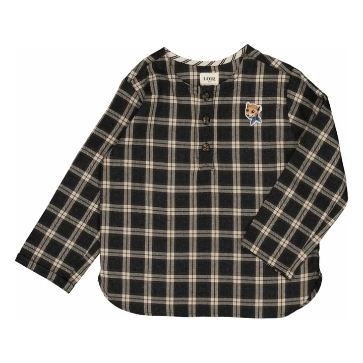 Kurta Carreaux | Gris- Image produit n°0