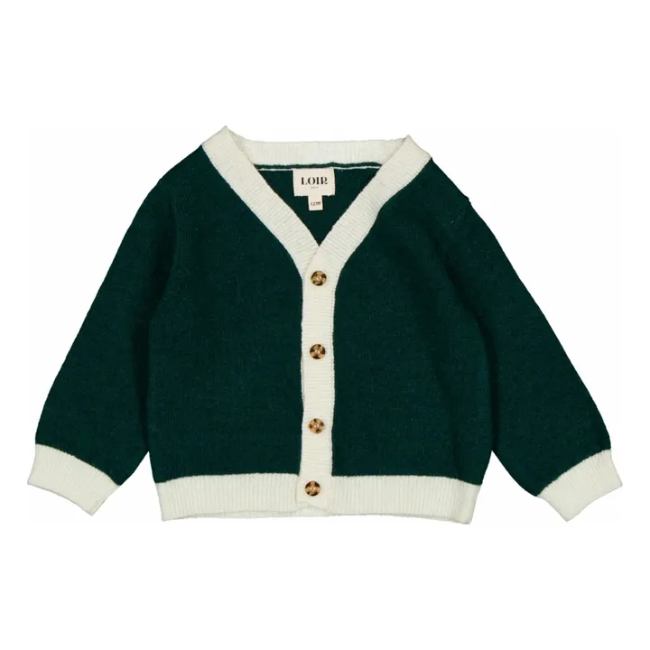 Cardigan Vassili Laine | Vert- Image produit n°0