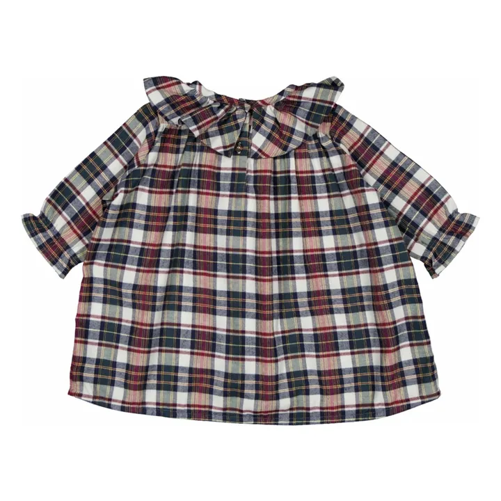 Robe Mary Carreaux | Rouge- Image produit n°3