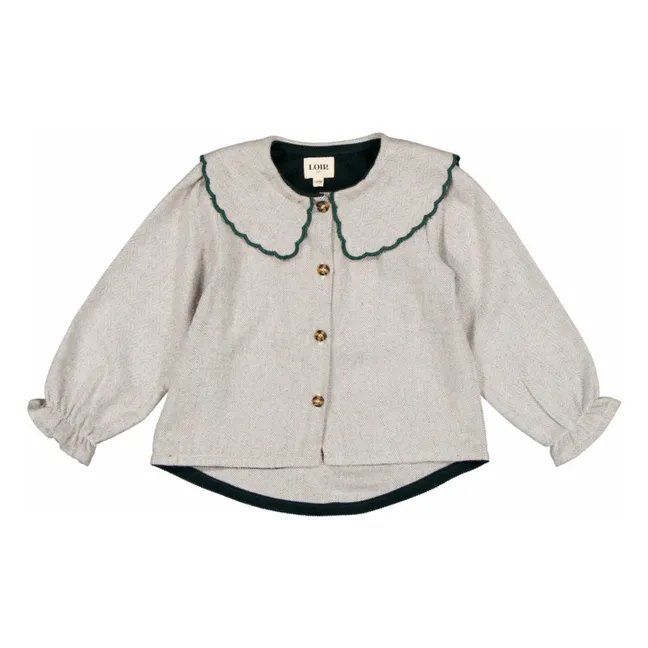 Blusa Loretta de algodón orgánico | Gris