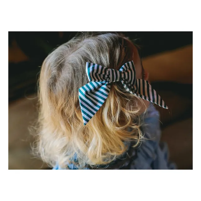 Barrette Carlotta Rayures | Vert