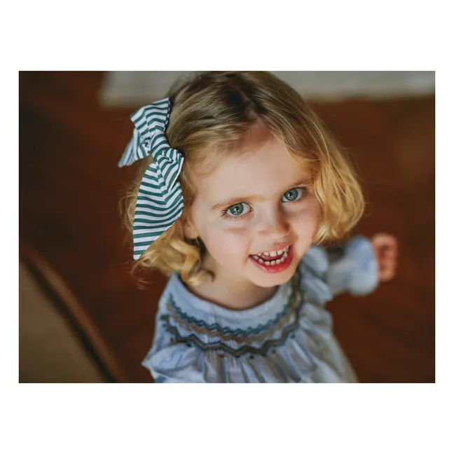 Barrette Carlotta Rayures | Vert