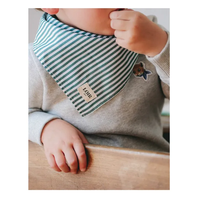 Foulard Alfred Rayures | Vert