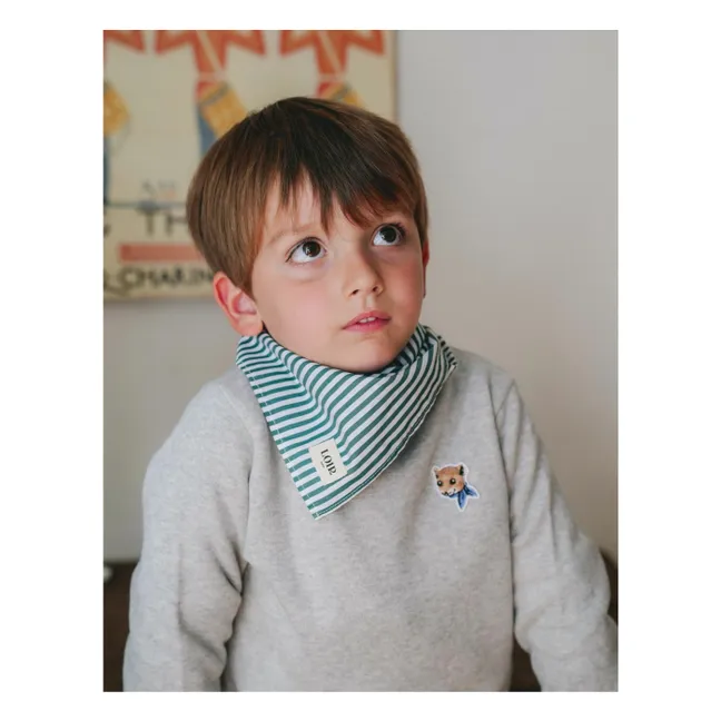 Foulard Alfred Rayures | Vert