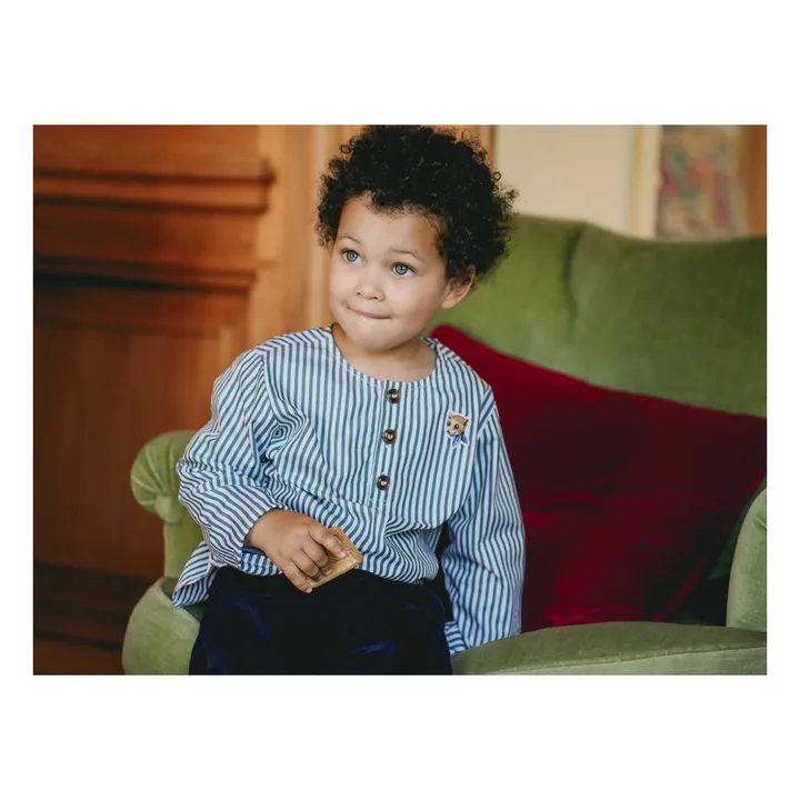 Kurta Rayures | Vert- Image produit n°5