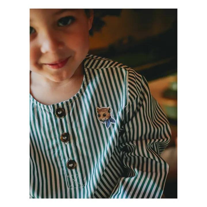 Kurta Rayures | Vert- Image produit n°4