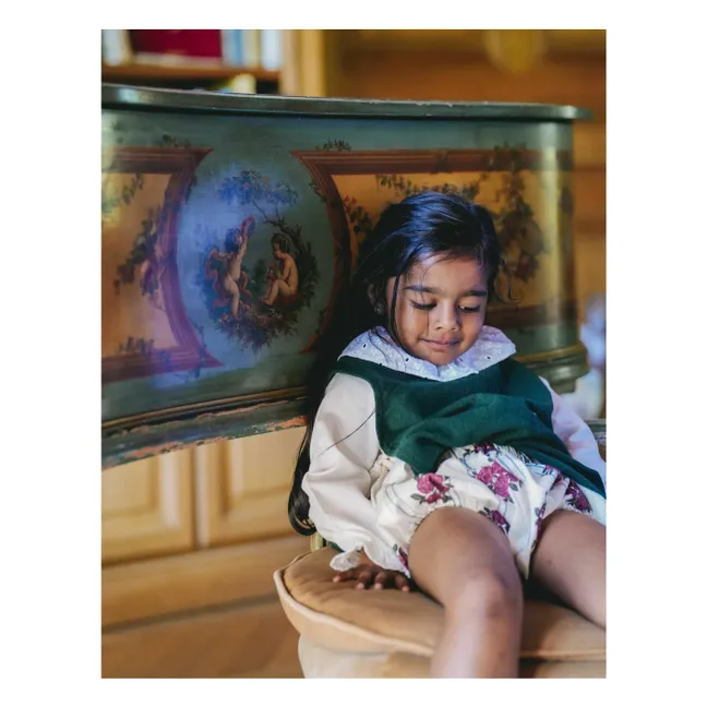 Pull Sans Manches Juliette Laine | Vert