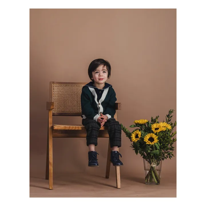 Cardigan Vassili Laine | Vert- Image produit n°3