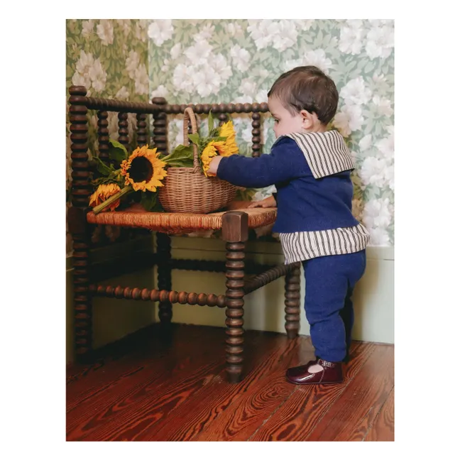 Cardigan in lana Vassili | Blu marino