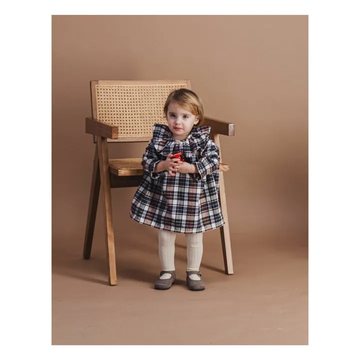 Robe Mary Carreaux | Rouge- Image produit n°5