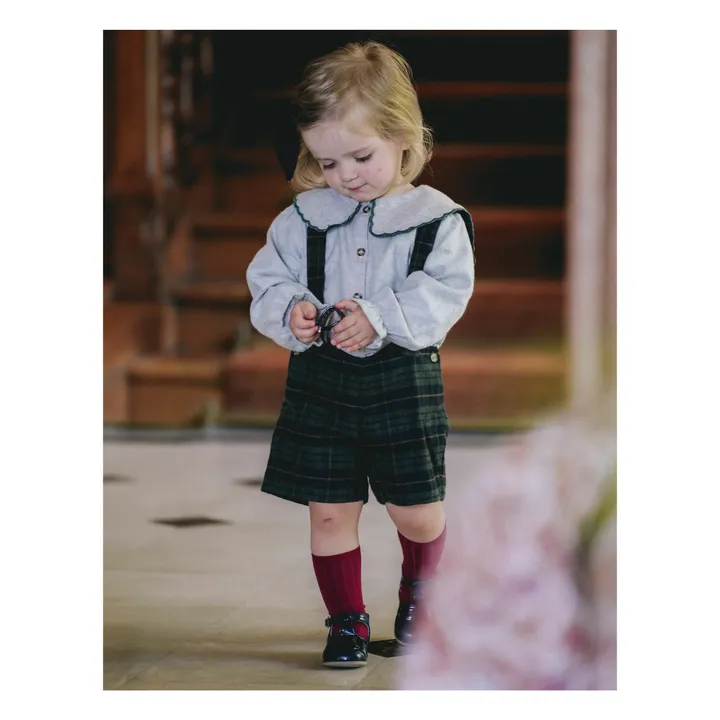 Blouse Loretta Coton Bio | Gris- Image produit n°2