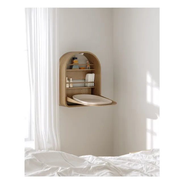 Kai wall-mounted changing table | Oak