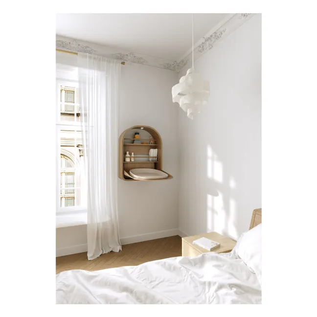 Kai wall-mounted changing table | Oak