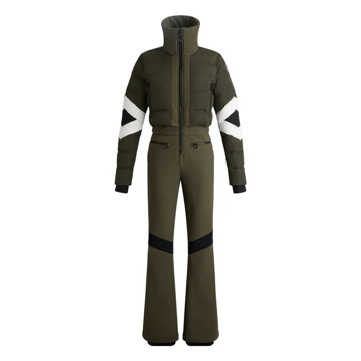 Clarisse Ski Suit | Khaki- Product image n°0