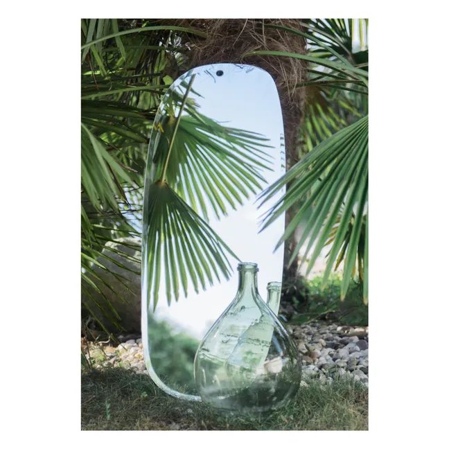 Miroir extra plat biseauté - forme aléatoire rectangulaire 35x83 cm