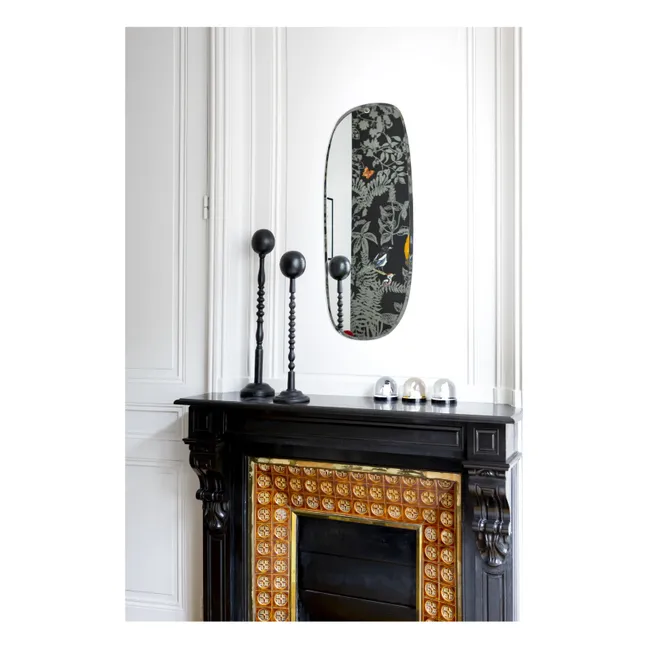 Miroir extra plat biseauté - forme aléatoire rectangulaire 35x83 cm