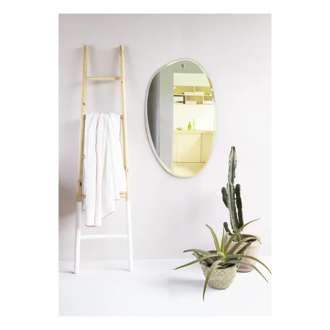 Miroir extra plat biseauté - forme aléatoire ovale 60x100 cm