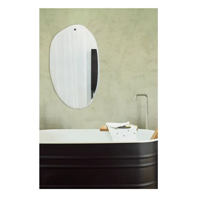 Miroir extra plat biseauté - forme aléatoire ovale 60x100 cm