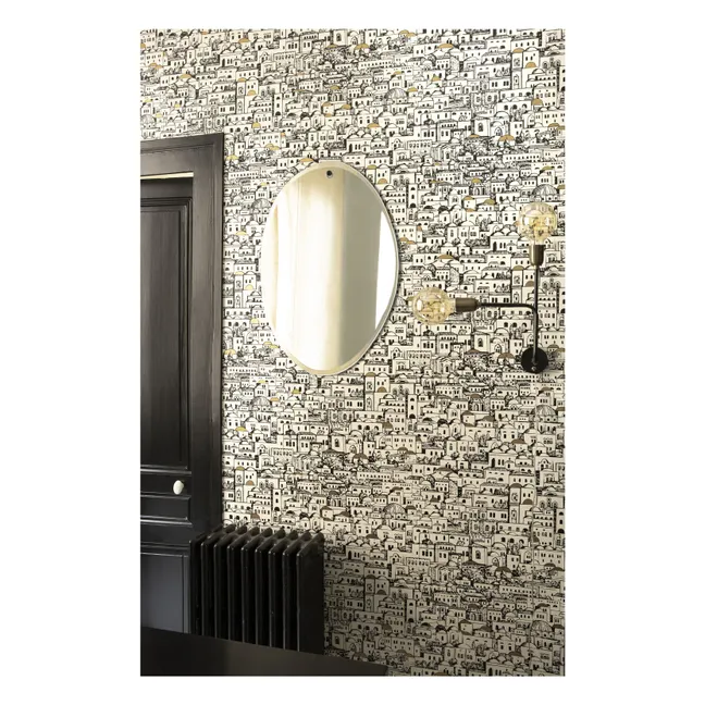 Miroir extra plat biseauté - forme aléatoire ovale 50x66 cm