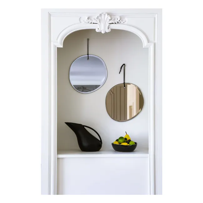 Extra Thin Bevelled Mirror - Random Round Form 32x33 cm 