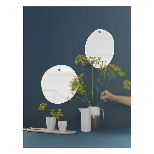 Extra Thin Bevelled Mirror - Random Round Form 32x33 cm 