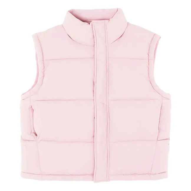 Chaqueta de pluma sin mangas Rofy-B | Rosa Pálido