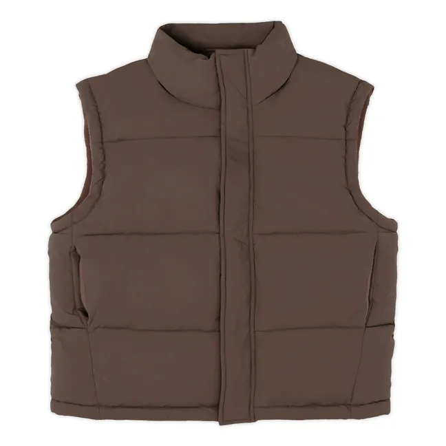 Chaqueta de plumón sin mangas Ifabay-B | Marrón