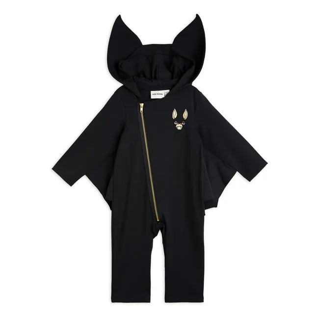 Bat-Overall aus Bio-Baumwolle | Schwarz