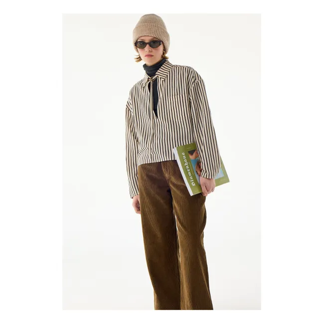 Blouse Christies Rayée | Marron