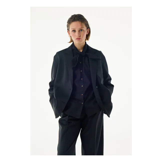 Veste Tailoring London Laine Vierge | Noir