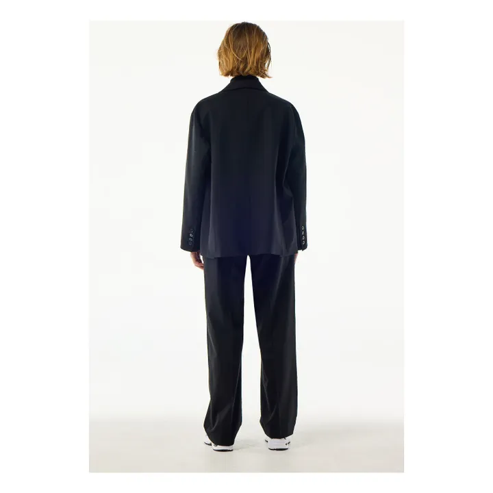 Veste Tailoring London Laine Vierge | Noir- Image produit n°1