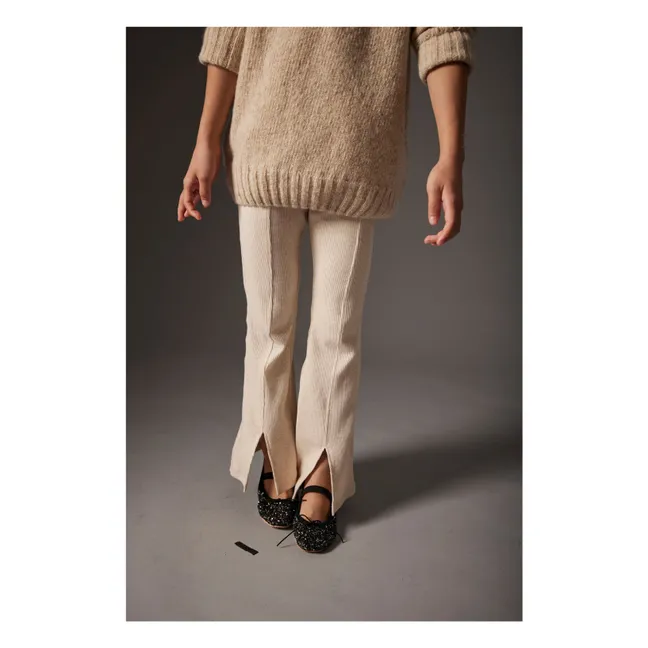 Legging Flare Cuba | Beige chiné