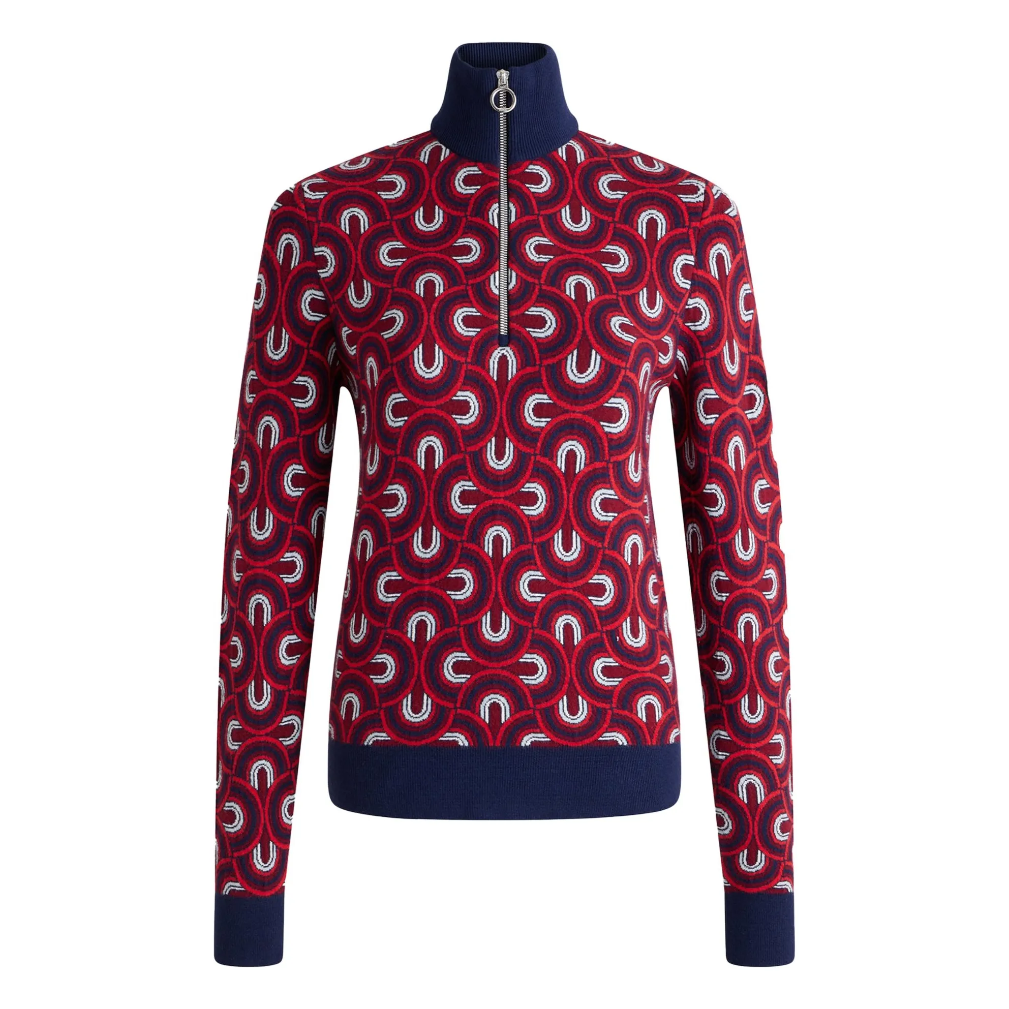 Fusalp Mahogany Knit Pill Pullover