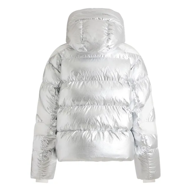 Charloy Metal Ski Jacket | Silver