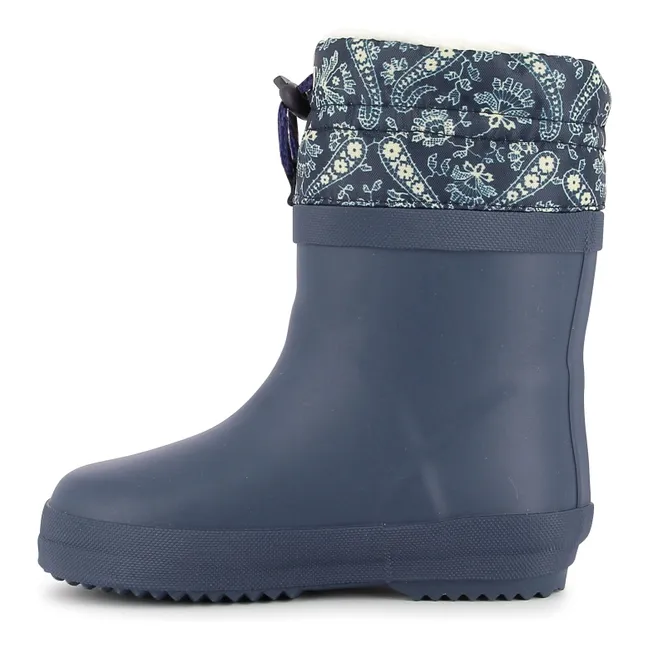 Bottes de Pluie Ploc Fur | Bleu marine