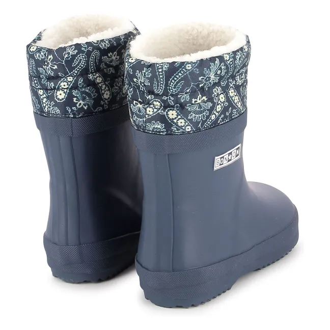 Bottes de Pluie Ploc Fur | Bleu marine