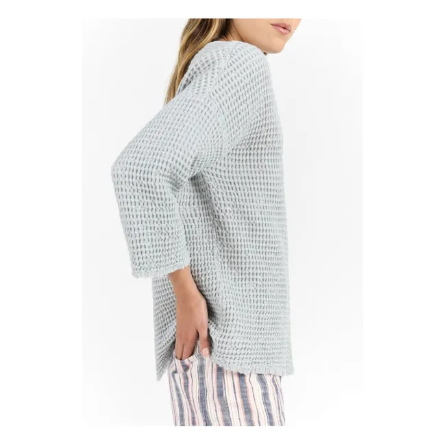 Blusa Irvine de algodón y lino | Asphalte
