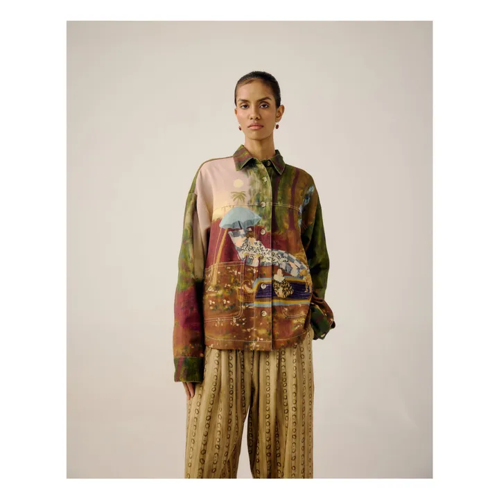 Ava Lakeside Wool Jacket | Burgundy- Product image n°2