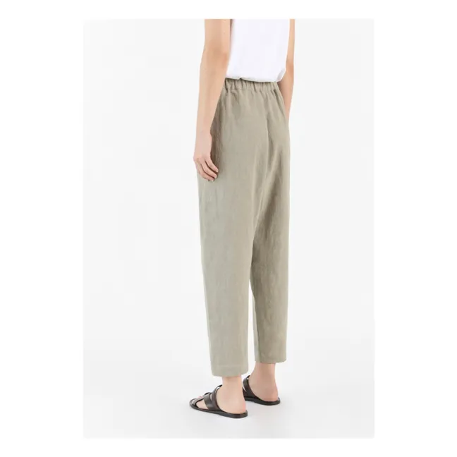 Joan Linen trousers | Khaki