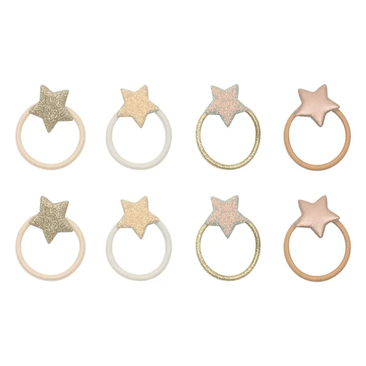 Lot de 8 Mini Chouchous Stellina | Doré- Image produit n°0