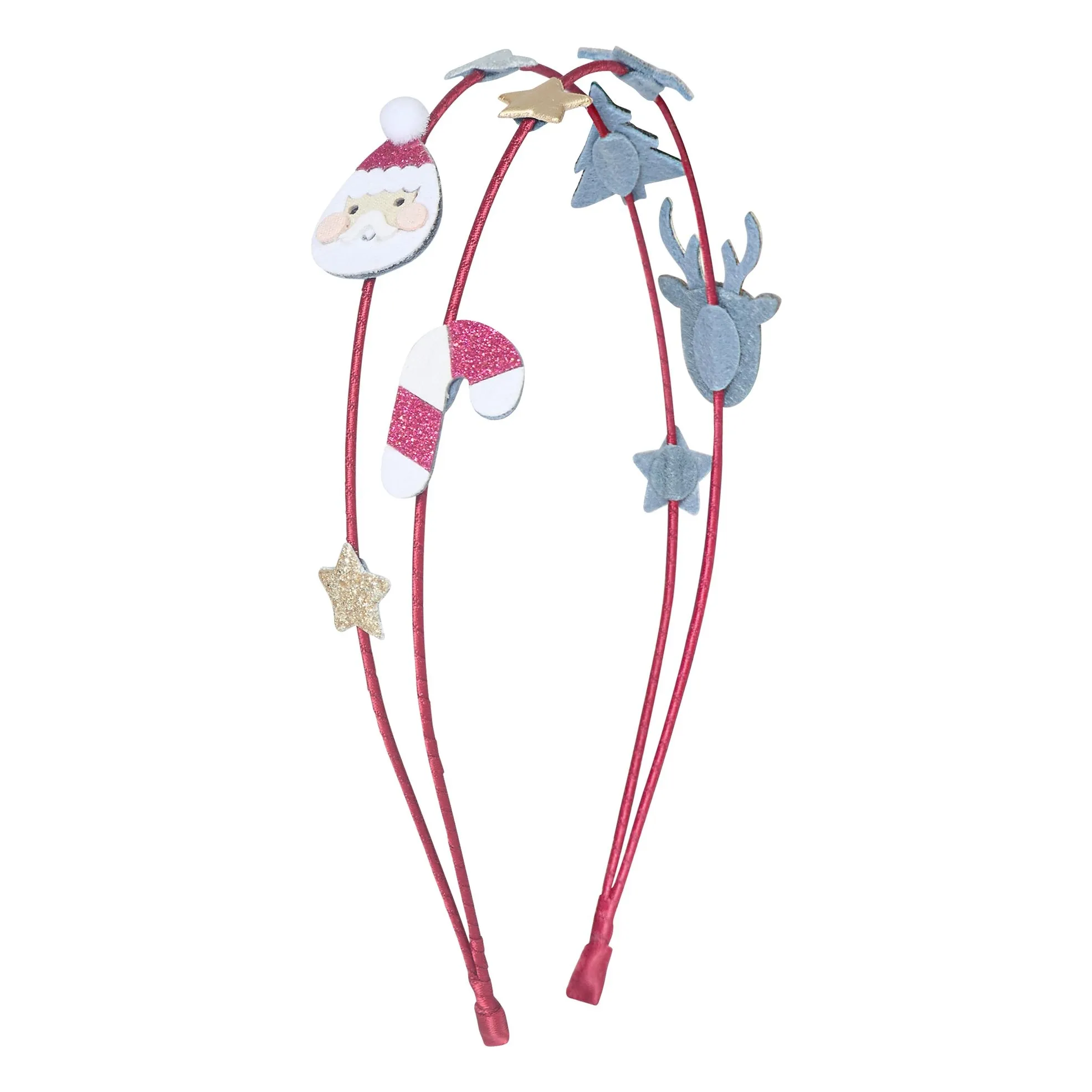 Mimi & Lula Pink Alice Santa Headband