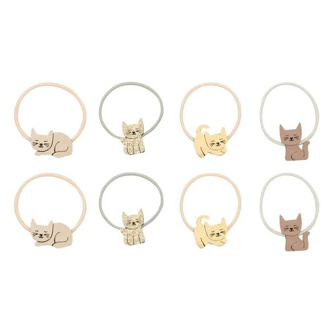 Lot de 8 Chouchous Kitty Cat | Rose